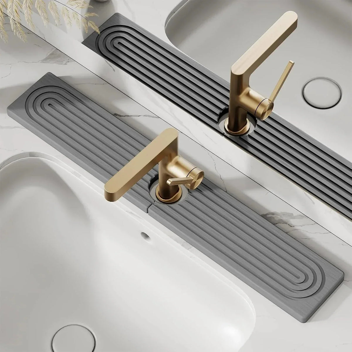 Diatomaceous Earth Faucet Splash Guard Mat Quick Drying - Image 2