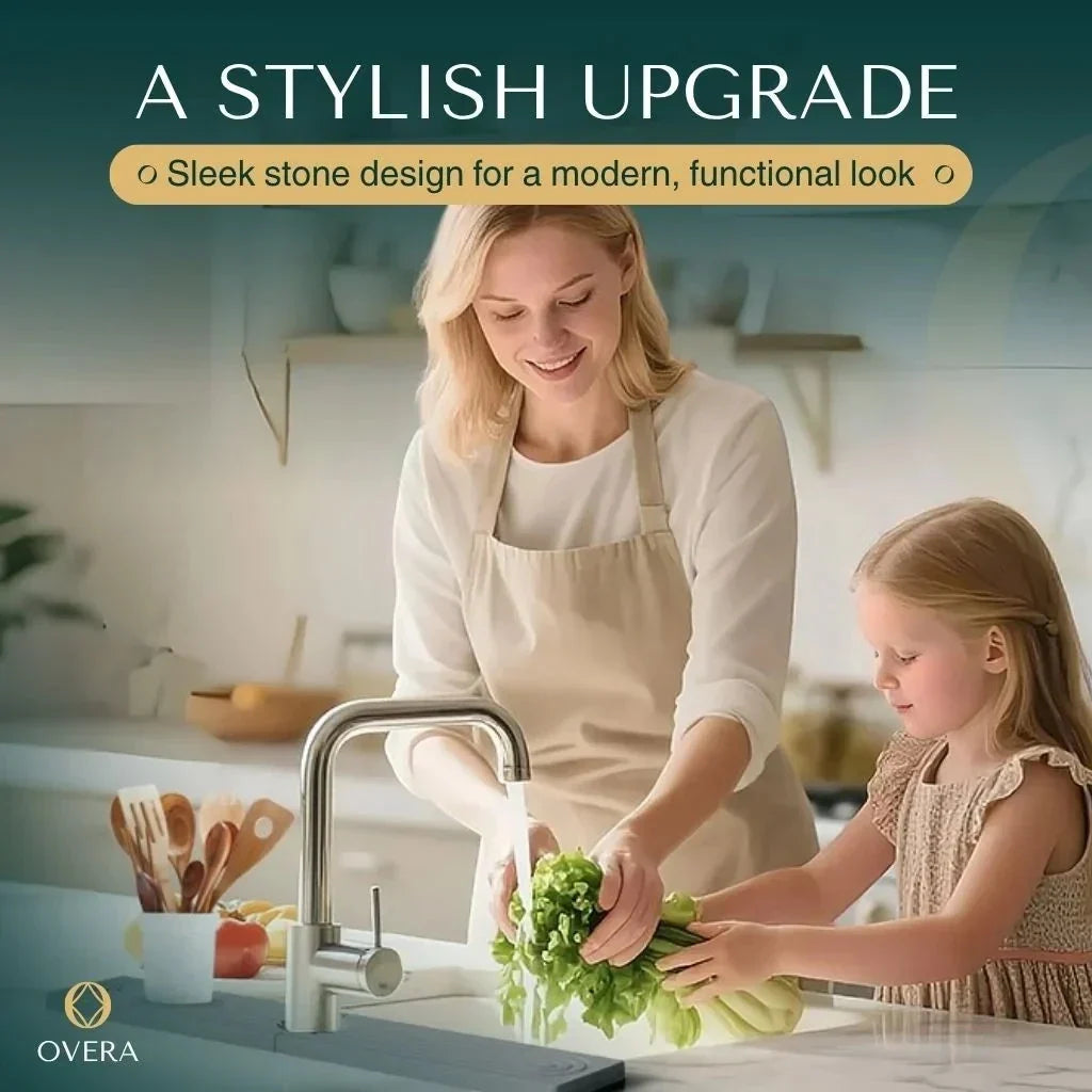 Diatomaceous Earth Faucet Splash Guard Mat Quick Drying - Image 5