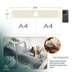 Diatomaceous Earth Faucet Splash Guard Mat Quick Drying - Image 9