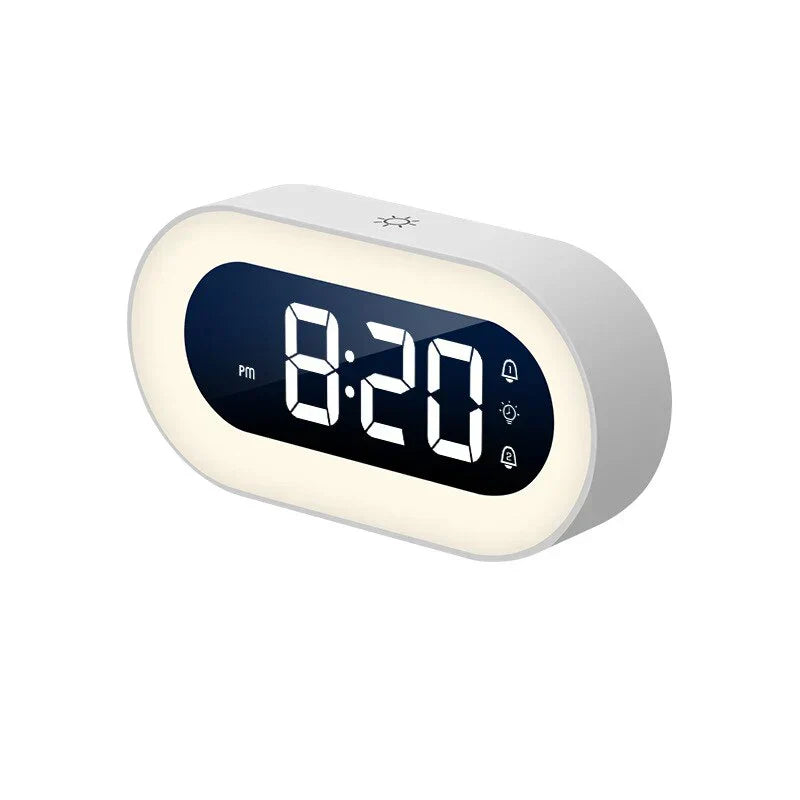 Digital Sunrise Alarm Clock Dimmable Night Light and Natural Wake Sounds - Image 6