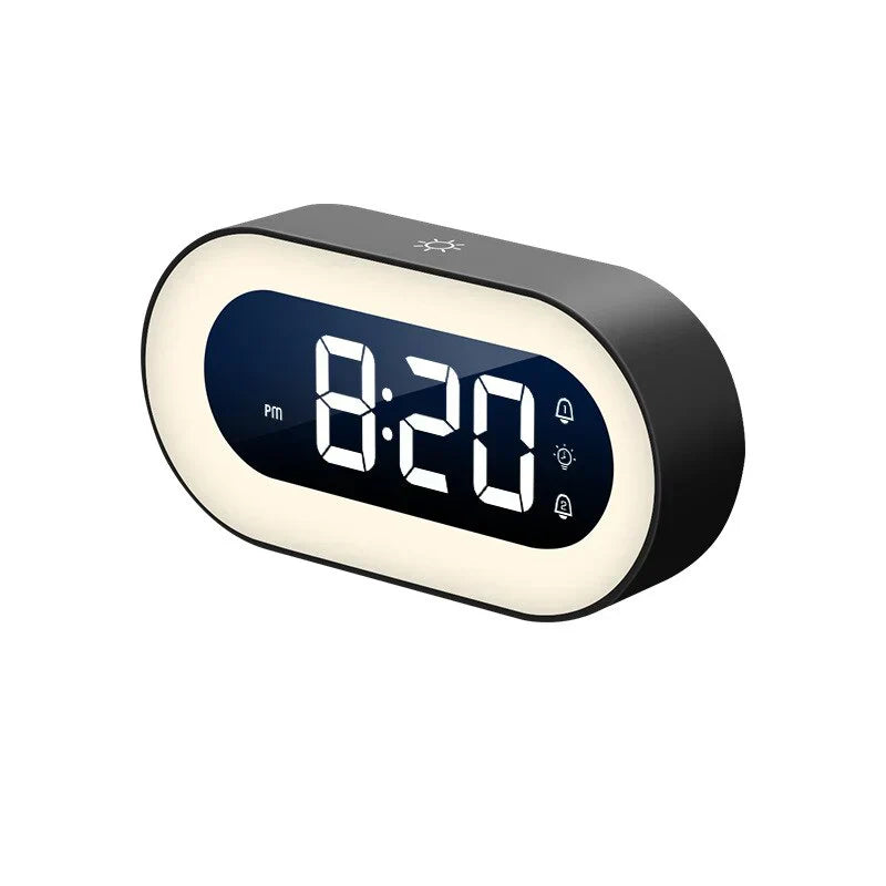 Digital Sunrise Alarm Clock Dimmable Night Light and Natural Wake Sounds - Image 5