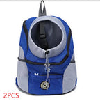 Breathable Mesh Dog Carrier Backpack Front Facing - Image 7