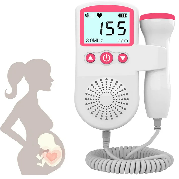Pregnancy Heartbeat Monitor Handheld Fetal Doppler Device