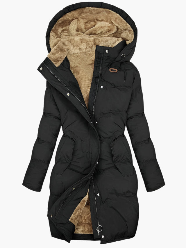 Women’s Long Parka Hooded Winter Coat for Winter