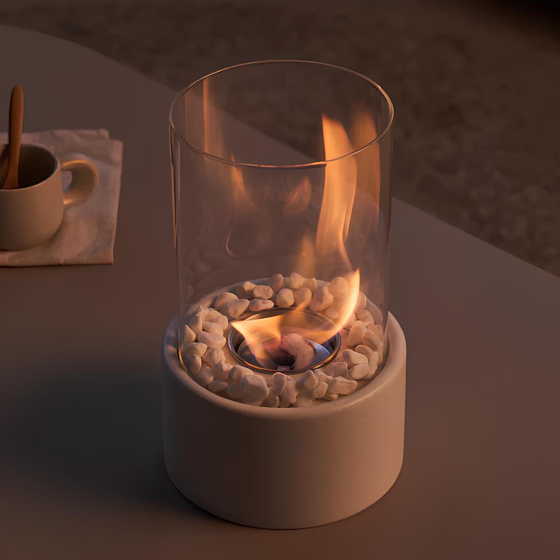 Decorative Atmospheric Glass Flame Lamp