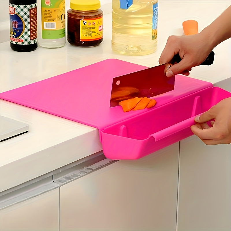 Cutting Board Storage Container 2 in 1 Portable Meal Prep Chopping Board - Image 5