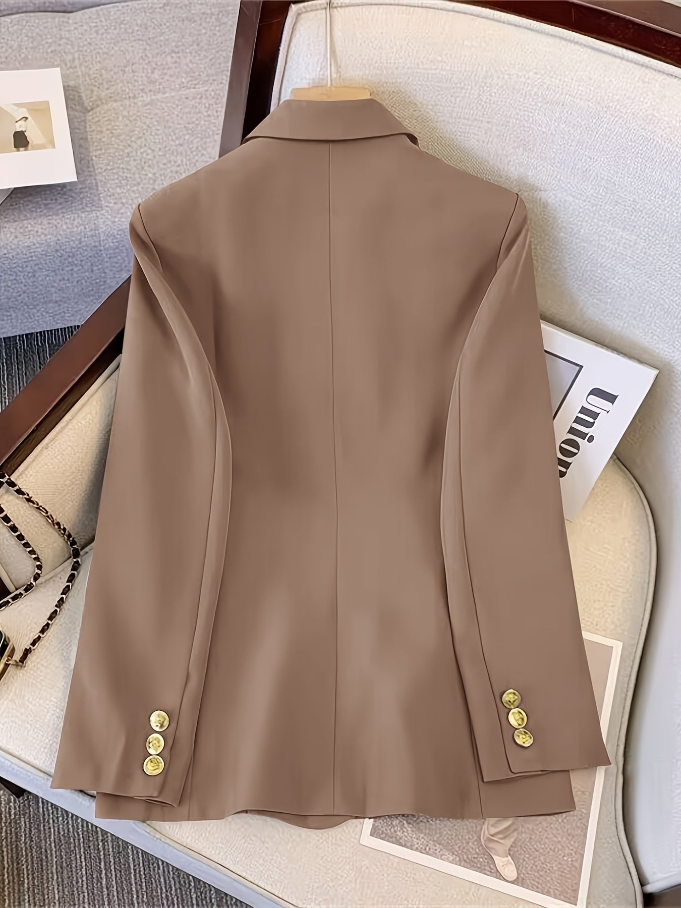 Timeless Versatile Formal Button Blazer for Women
