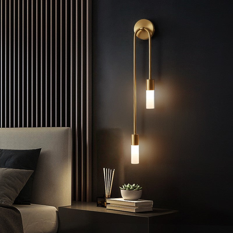 Mezara - Modern Gold LED Wall Sconce Set of 2