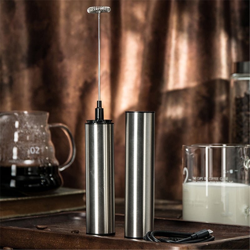 Portable Electric Milk Frother High-Speed Handheld Foam Maker - Image 4