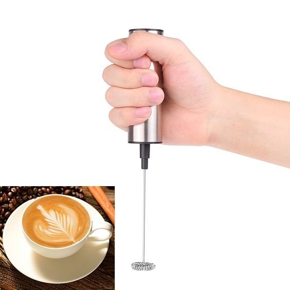 Portable Electric Milk Frother High-Speed Handheld Foam Maker - Image 3
