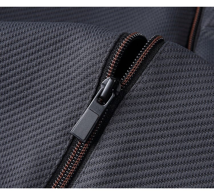 Stylish Men's Versatile Zippered Athletic Tracksuit– Complete Top and Pants Set
