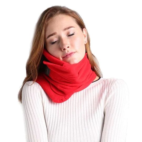 Compact Travel Neck Pillow for Head and Shoulder Support - Image 4