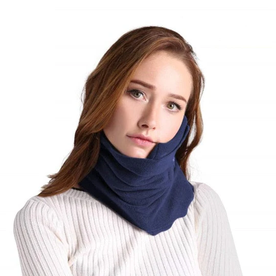 Compact Travel Neck Pillow for Head and Shoulder Support - Image 5