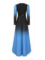 Women Girls 3 Piece Princess Cosplay Costume Ombre - Image 13