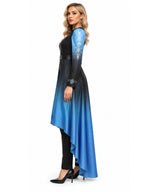 Women Girls 3 Piece Princess Cosplay Costume Ombre - Image 9