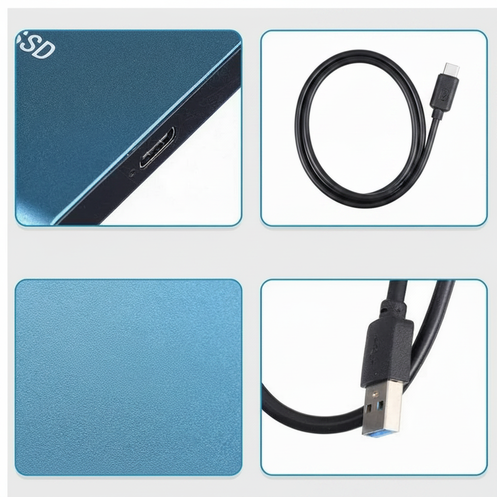 External Hard Drive Portable SSD High Speed USB Storage 128tb - Image 5