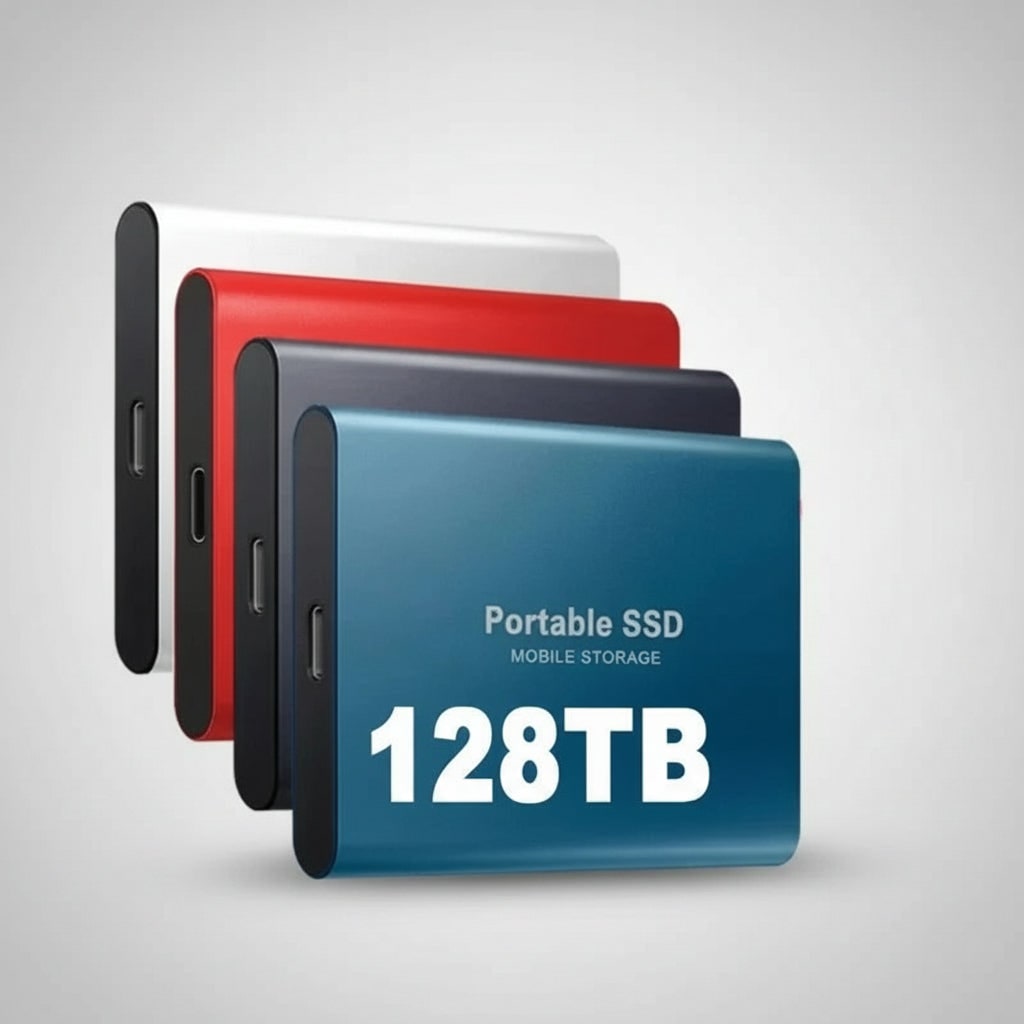 Portable SSD External High Speed USB Solid State Drive Aluminum Storage - Image 3