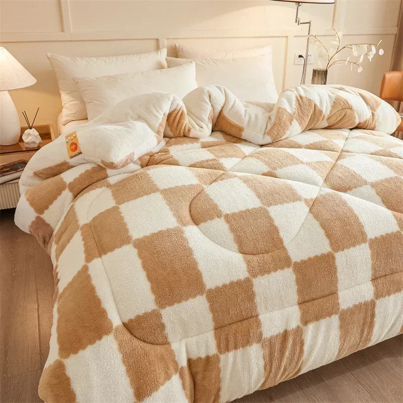 Extra Thick Cozy Quilt Weighted Blanket for Winter - Image 4