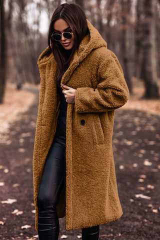 Women's Stylish Fur Hooded Winter Warm Coat for Cold Weather