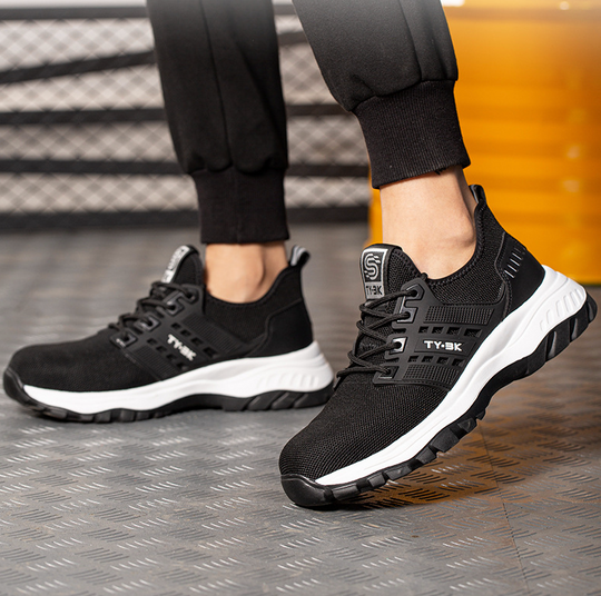 Men’s Breathable Pain Relief Safety Support Shoes