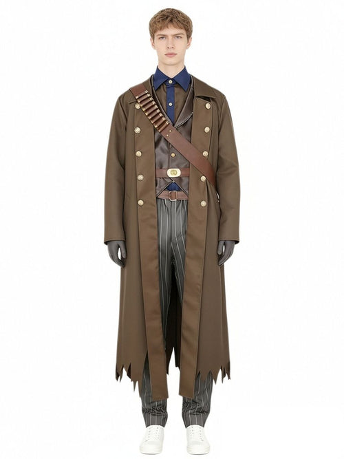 Adult 9 Piece Cosplay Costume Wasteland Cowboy