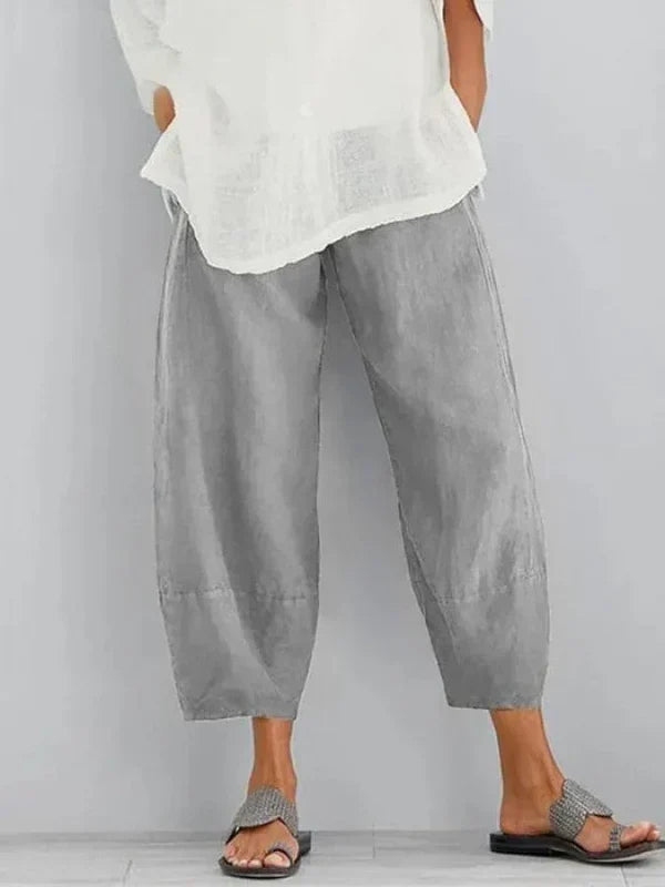 Versatile Relaxed Fit Wide Trousers For Women