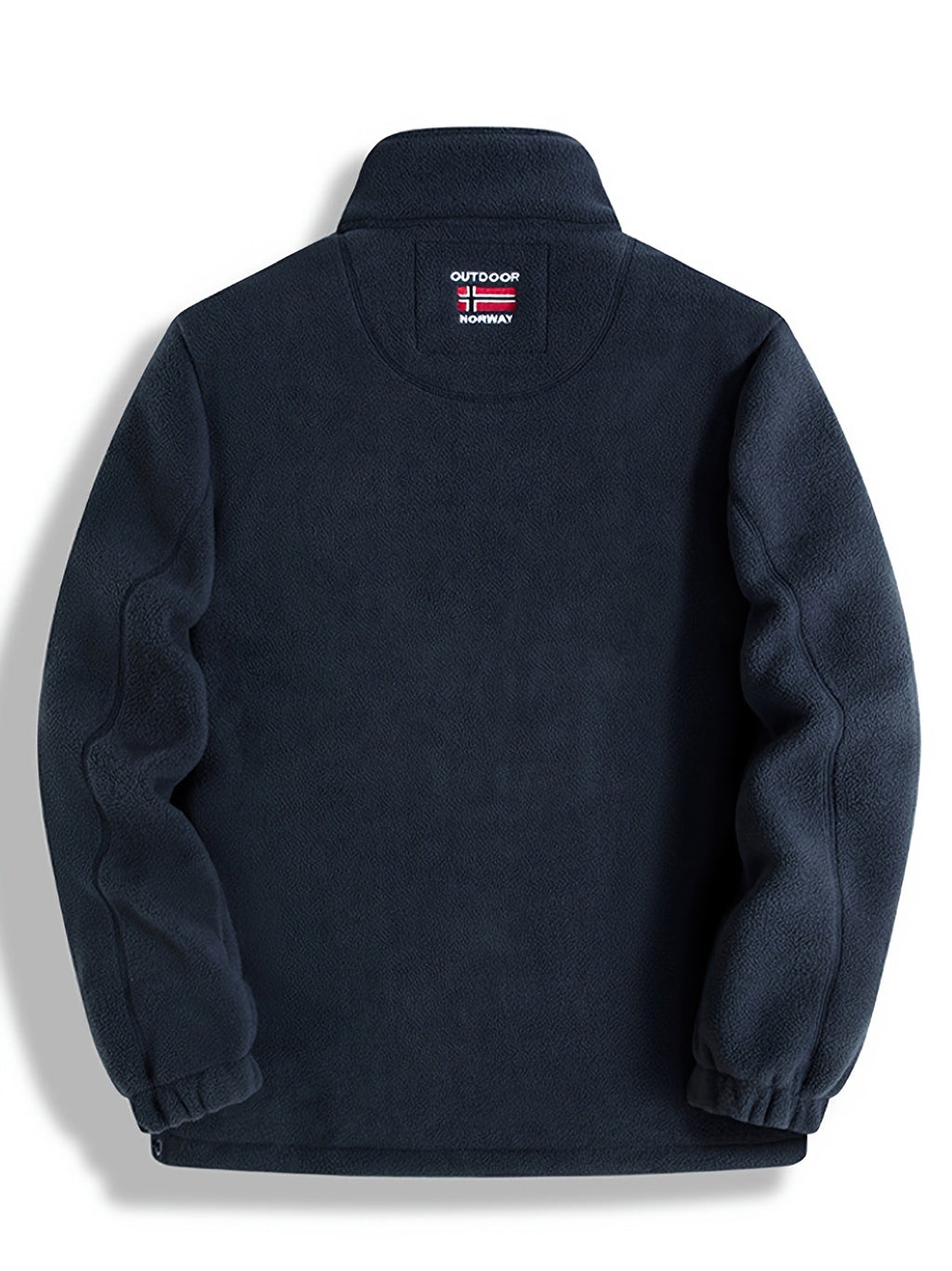 Men's Fashion Warm Outdoor Fleece Jacket with Protective Collar