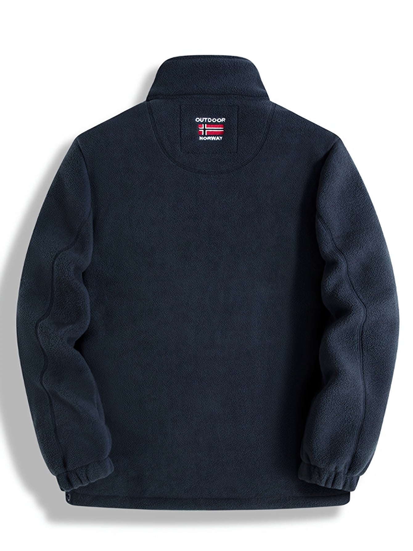 Men's Fashion Warm Outdoor Fleece Jacket with Protective Collar