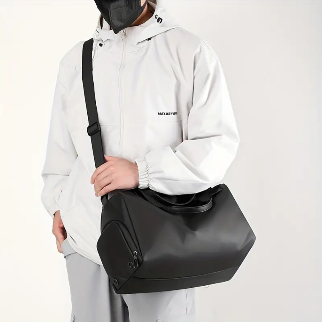 Waterproof Gym Travel Bag with Separate Shoe Section and Bottom Pocket - Image 11