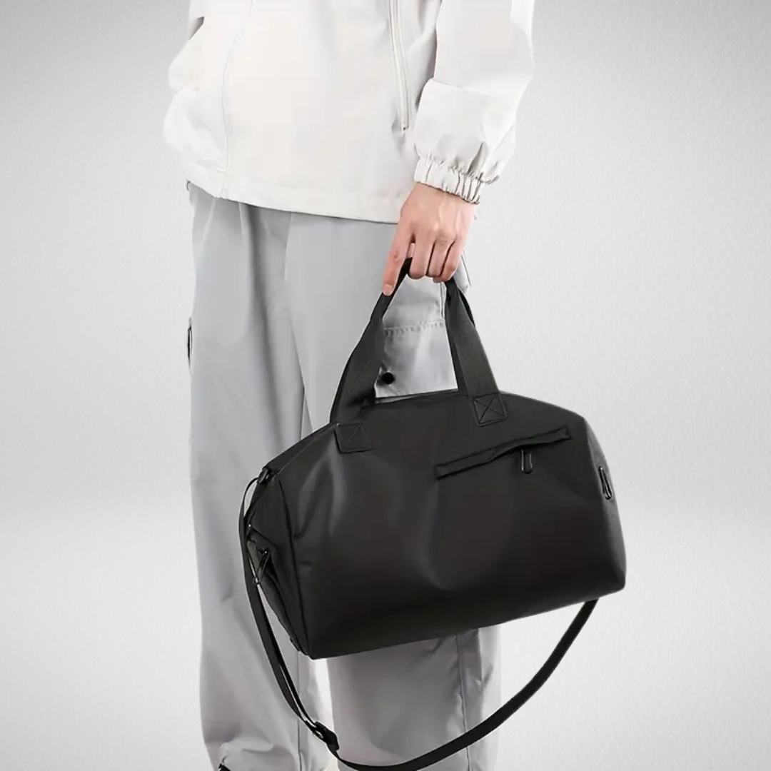 Waterproof Gym Travel Bag with Separate Shoe Section and Bottom Pocket - Image 12
