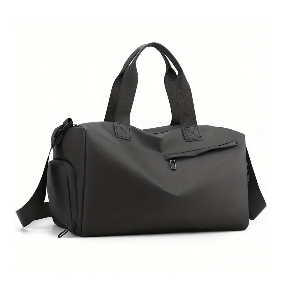 Waterproof Gym Travel Bag with Separate Shoe Section and Bottom Pocket - Image 6