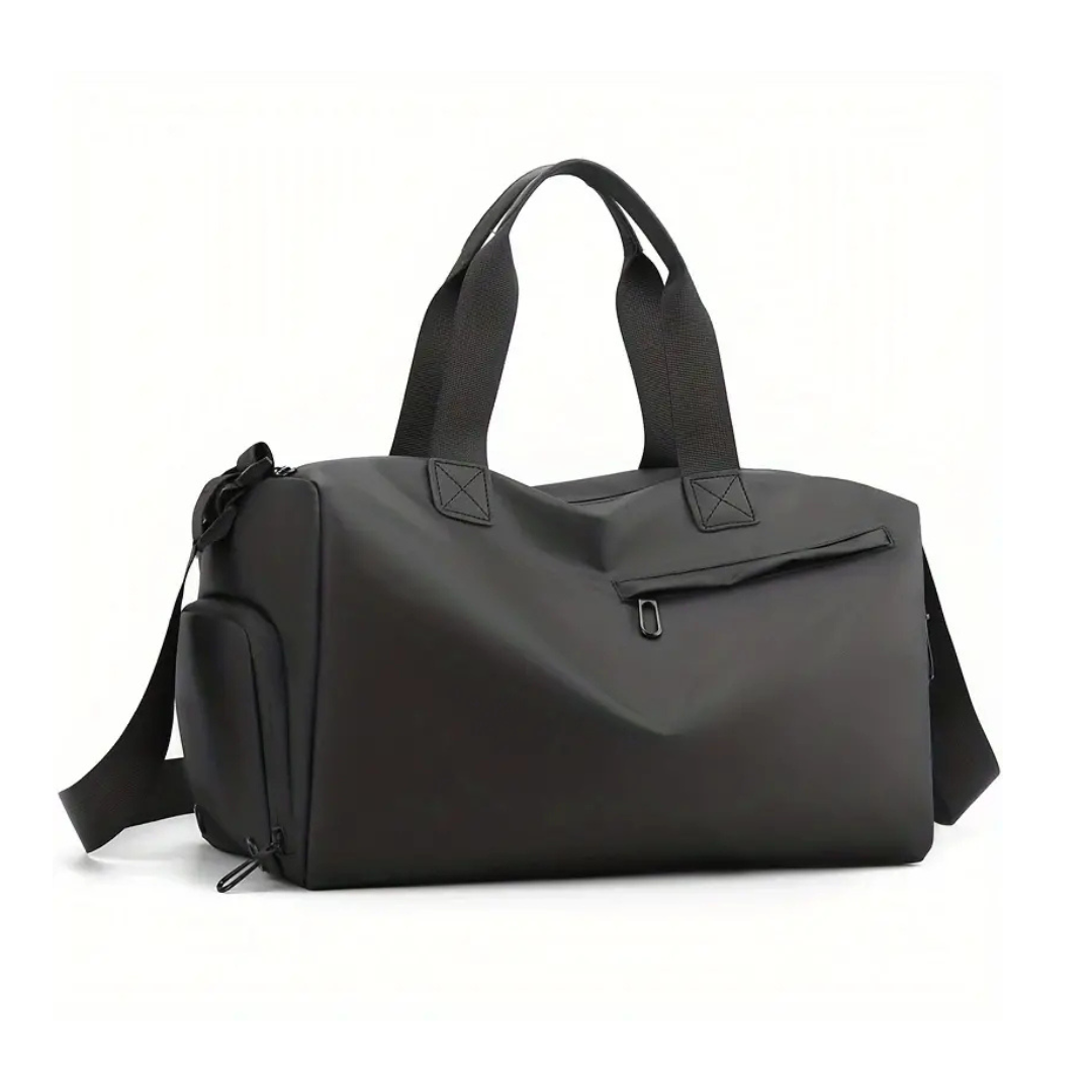 Waterproof Gym Travel Bag with Separate Shoe Section and Bottom Pocket - Image 6