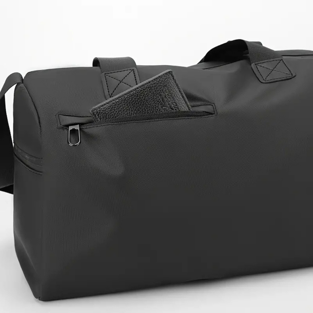 Waterproof Gym Travel Bag with Separate Shoe Section and Bottom Pocket - Image 9
