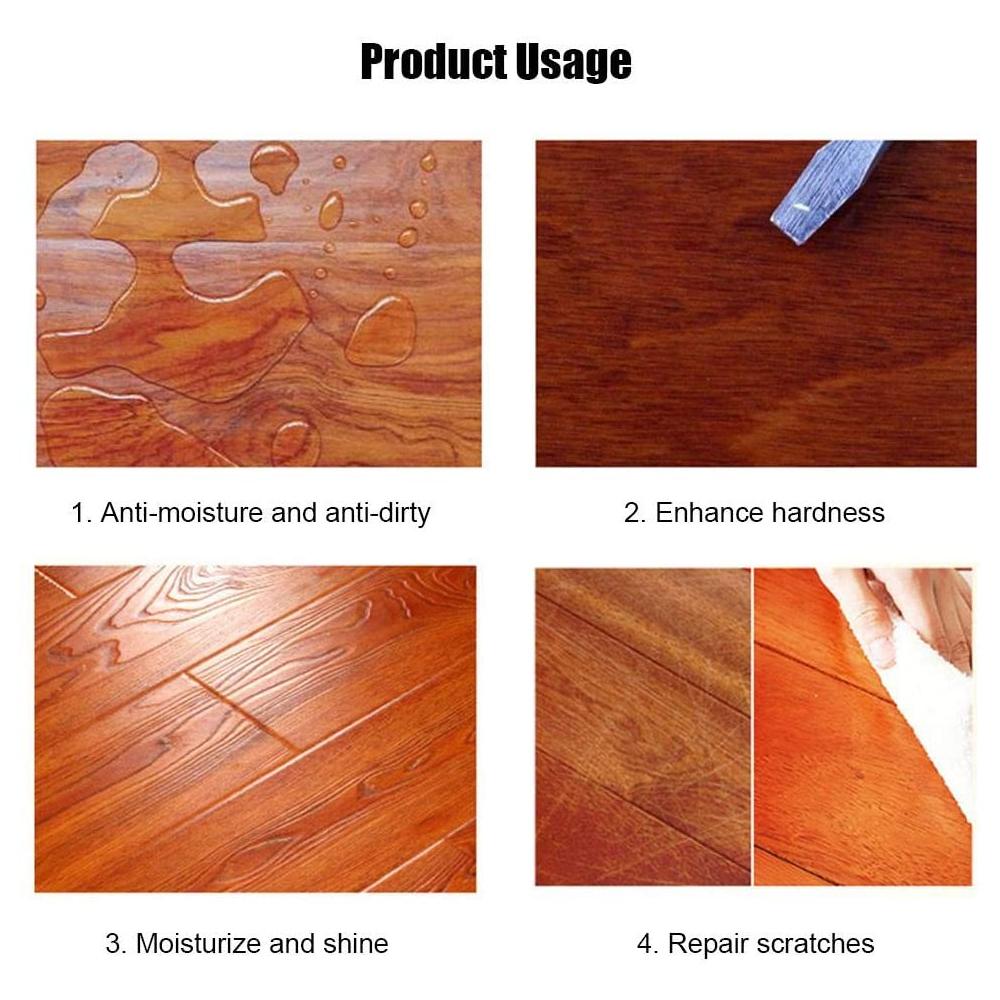 Natural Beeswax Wood Polish for Furniture Care and Protection