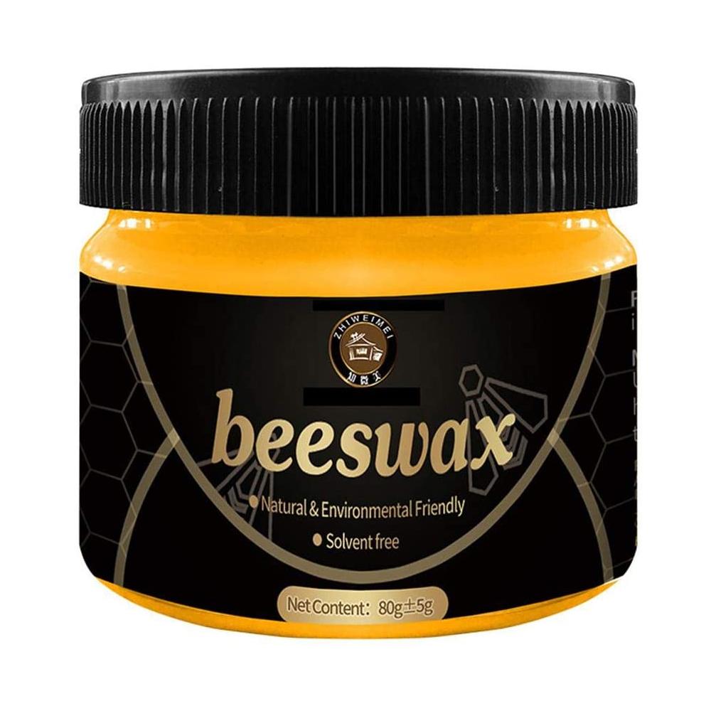 Natural Beeswax Wood Polish for Furniture Care and Protection