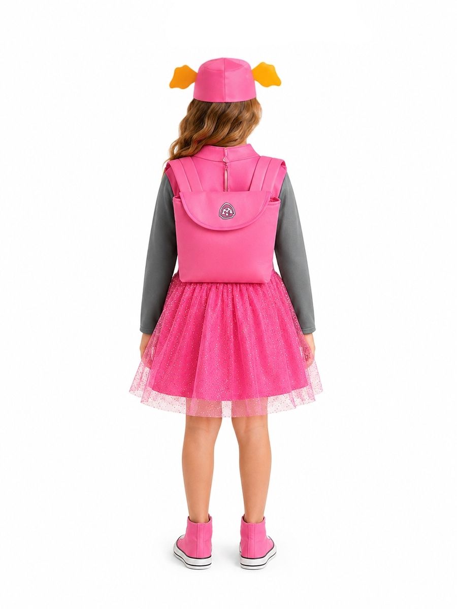 Girls 3 Piece Pup Dress Costume - Image 2