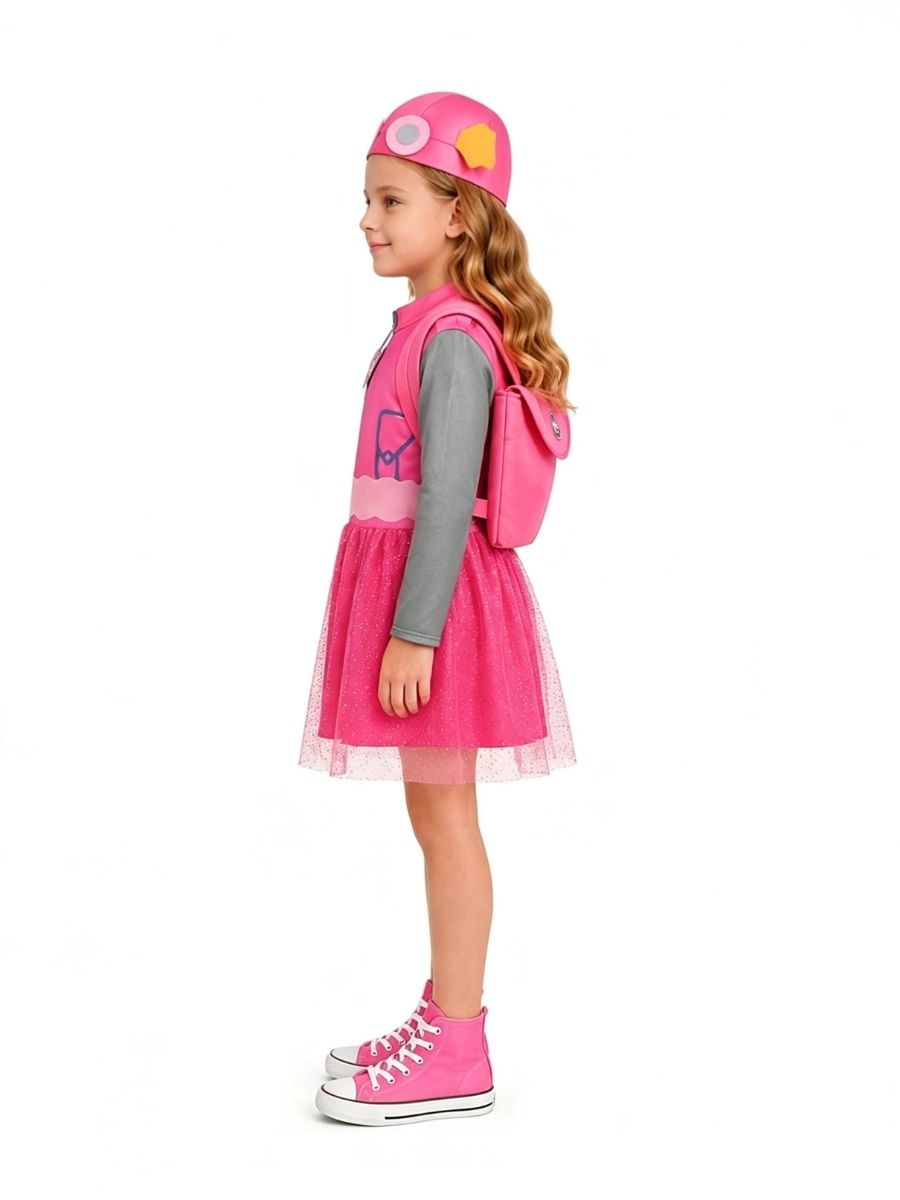 Girls 3 Piece Pup Dress Costume - Image 4