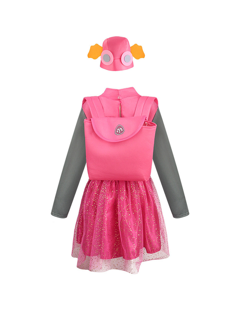 Girls 3 Piece Pup Dress Costume - Image 7