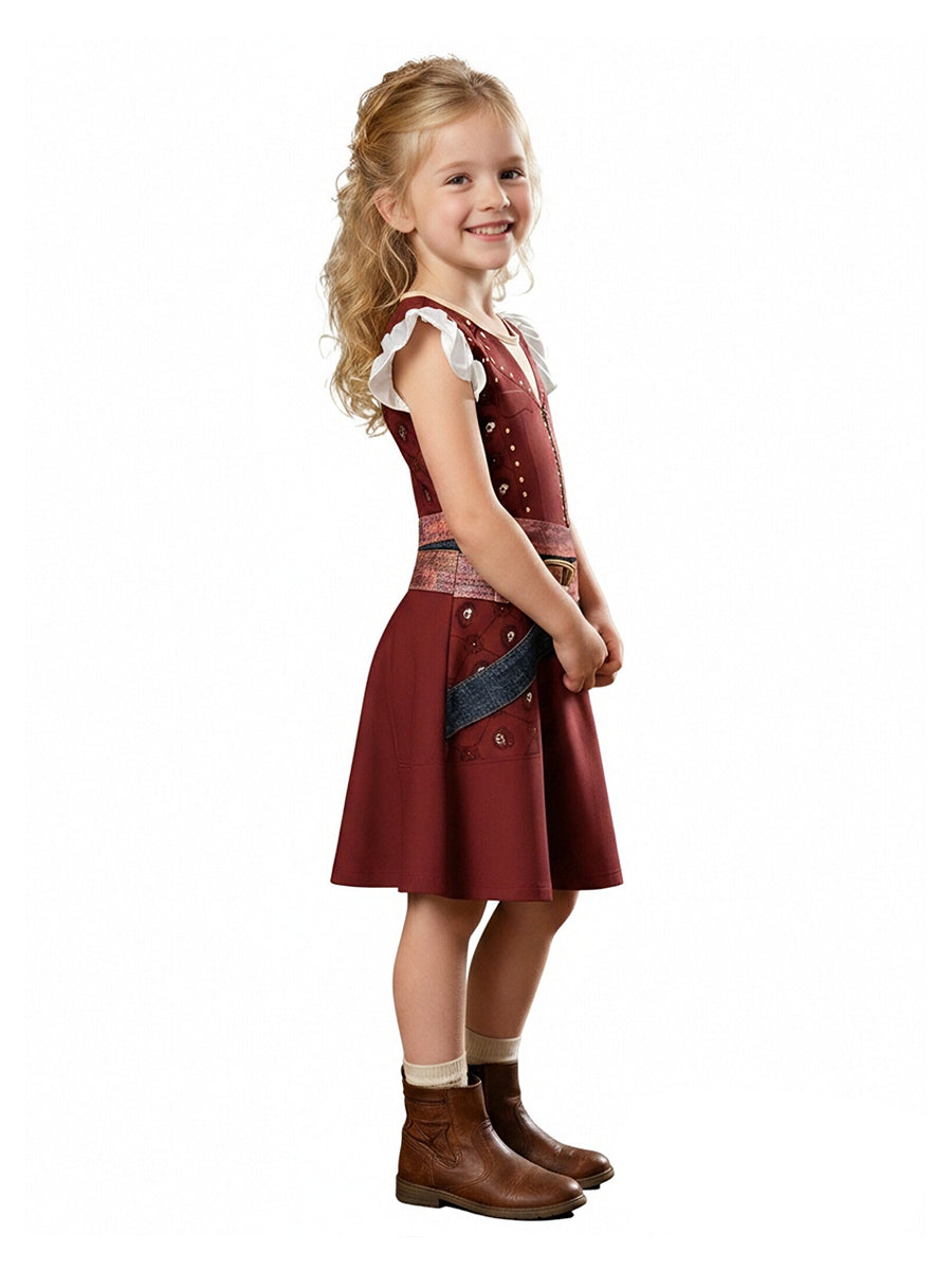 Girls Pirate Costume Dress - Image 2