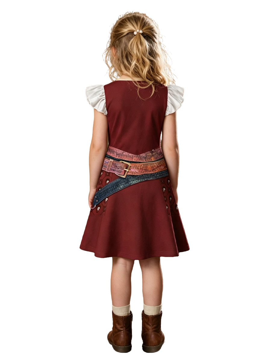 Girls Pirate Costume Dress - Image 3