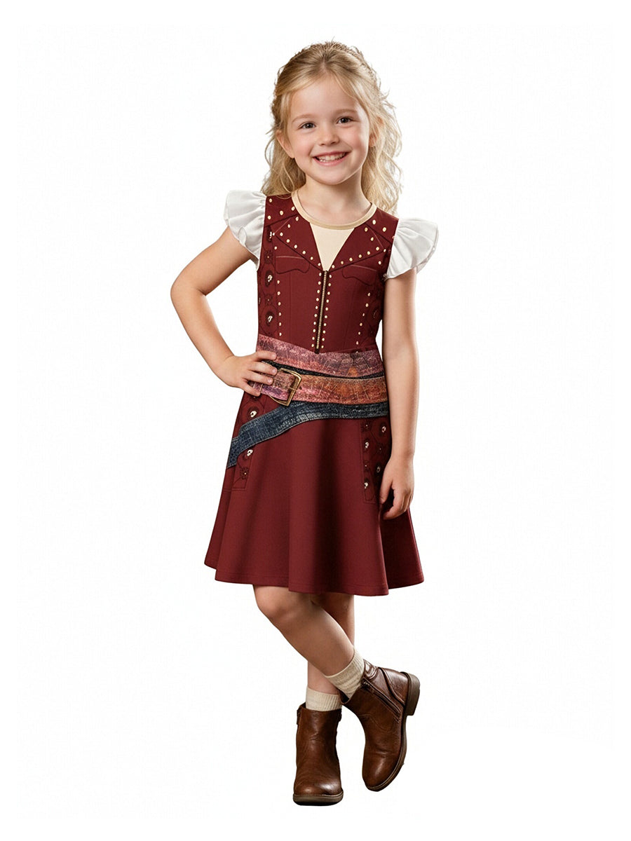 Girls Pirate Costume Dress - Image 4