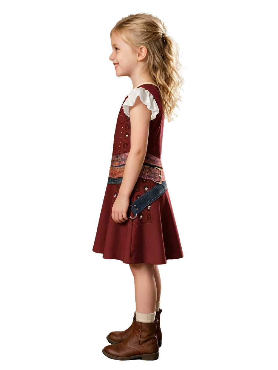 Girls Pirate Costume Dress - Image 5