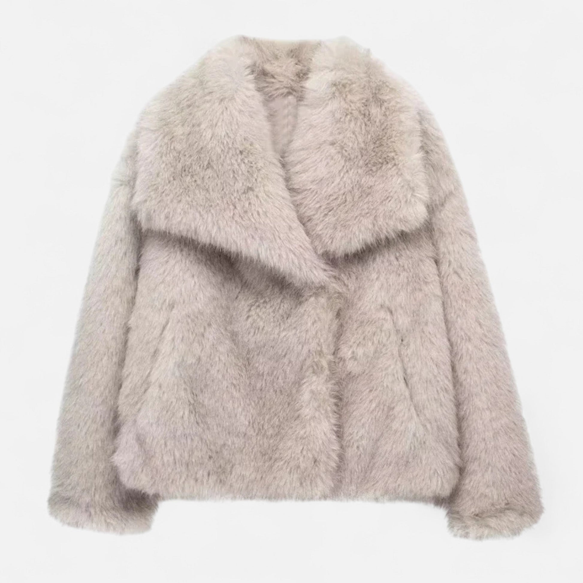 Women’s Elegance Fluffy Fur Winter Coat - Ideal for Both Casual and Formal Looks