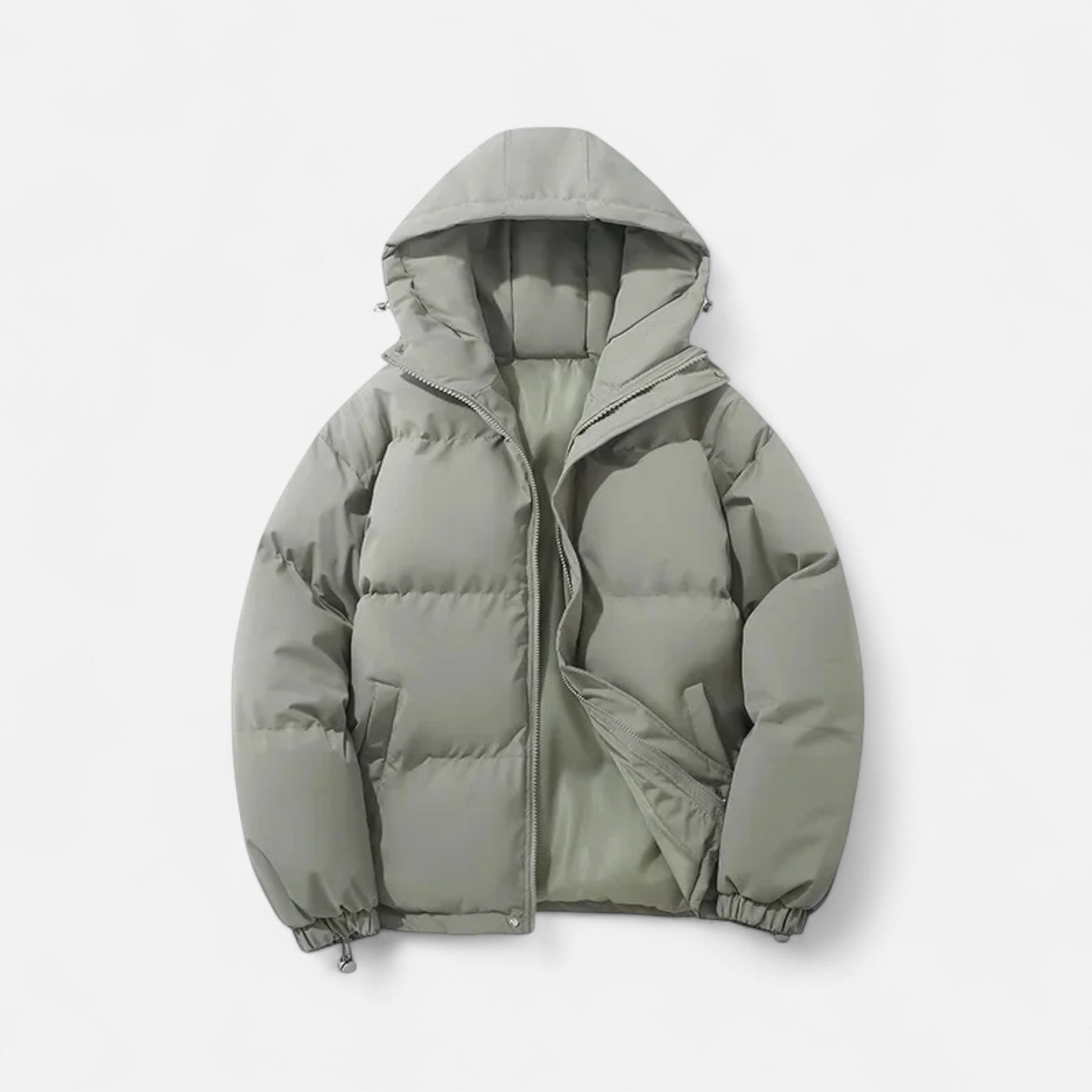 Versatile Insulated Quilted Unisex Hooded Puffer Jacket for Winter