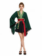 Women 3 Piece Kimono Cosplay Costume - Image 4
