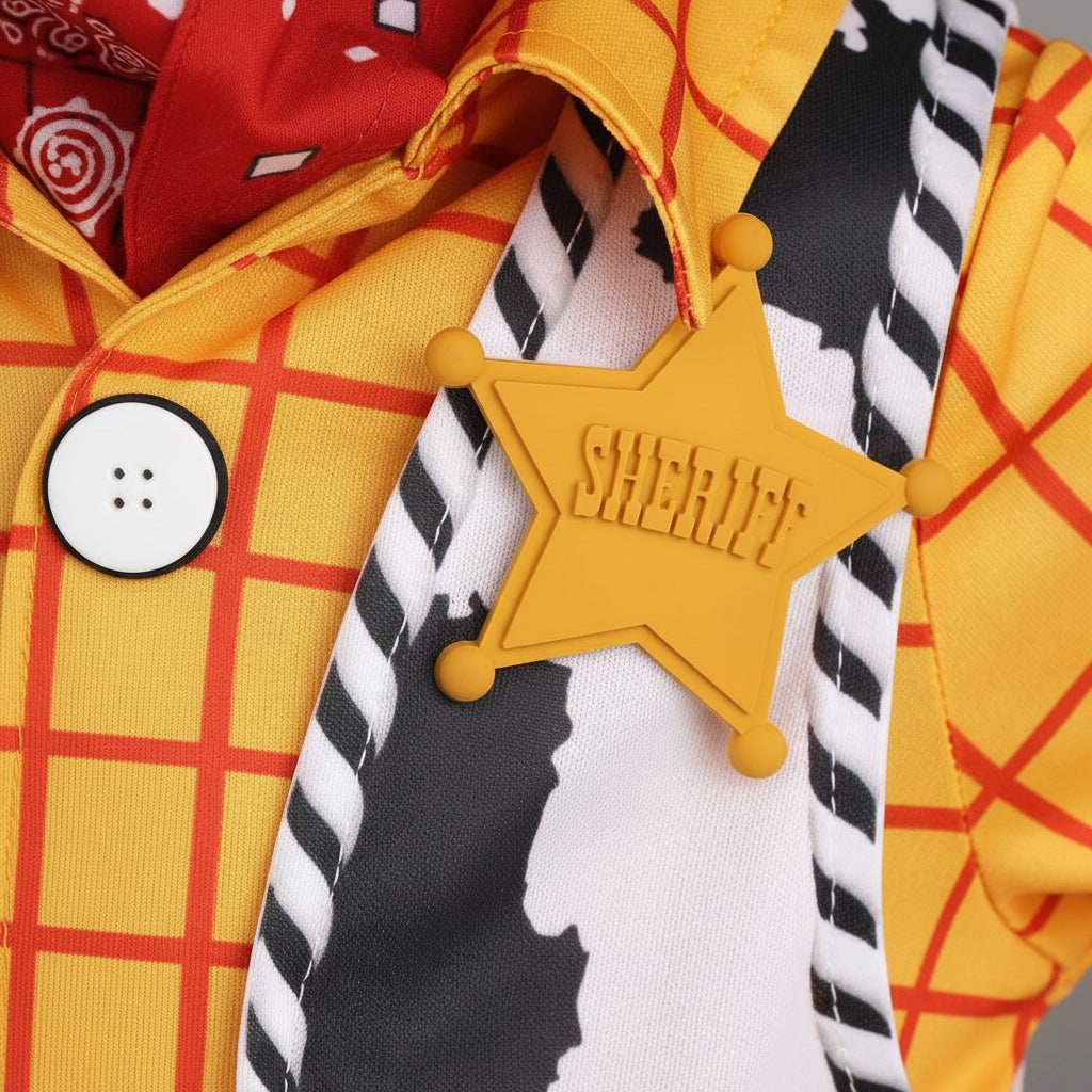 Halloween Costumes Kids Cowboy Outfit Set - Image 3