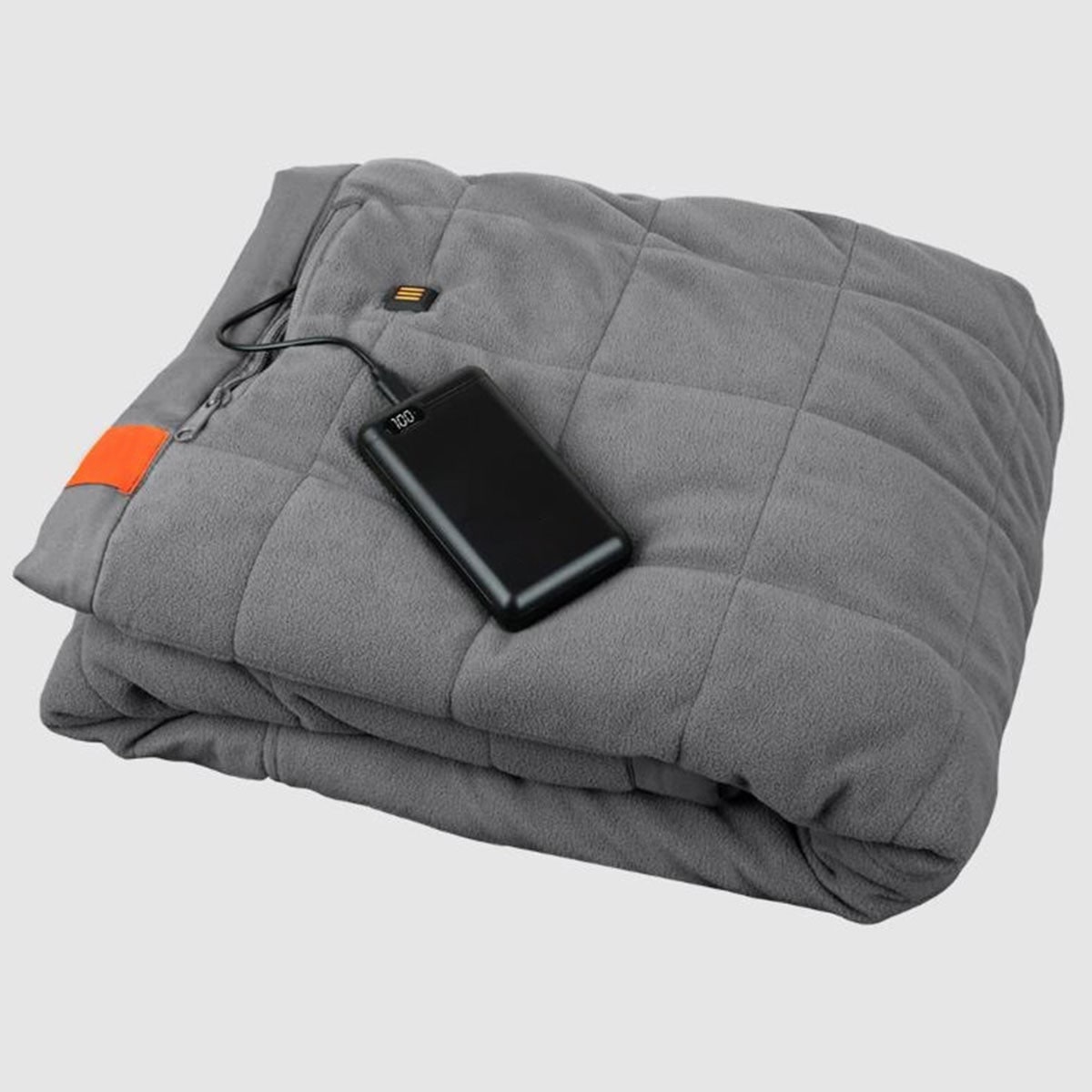 Fleece Cordless Heated Blanket Power Bank Included - Image 3