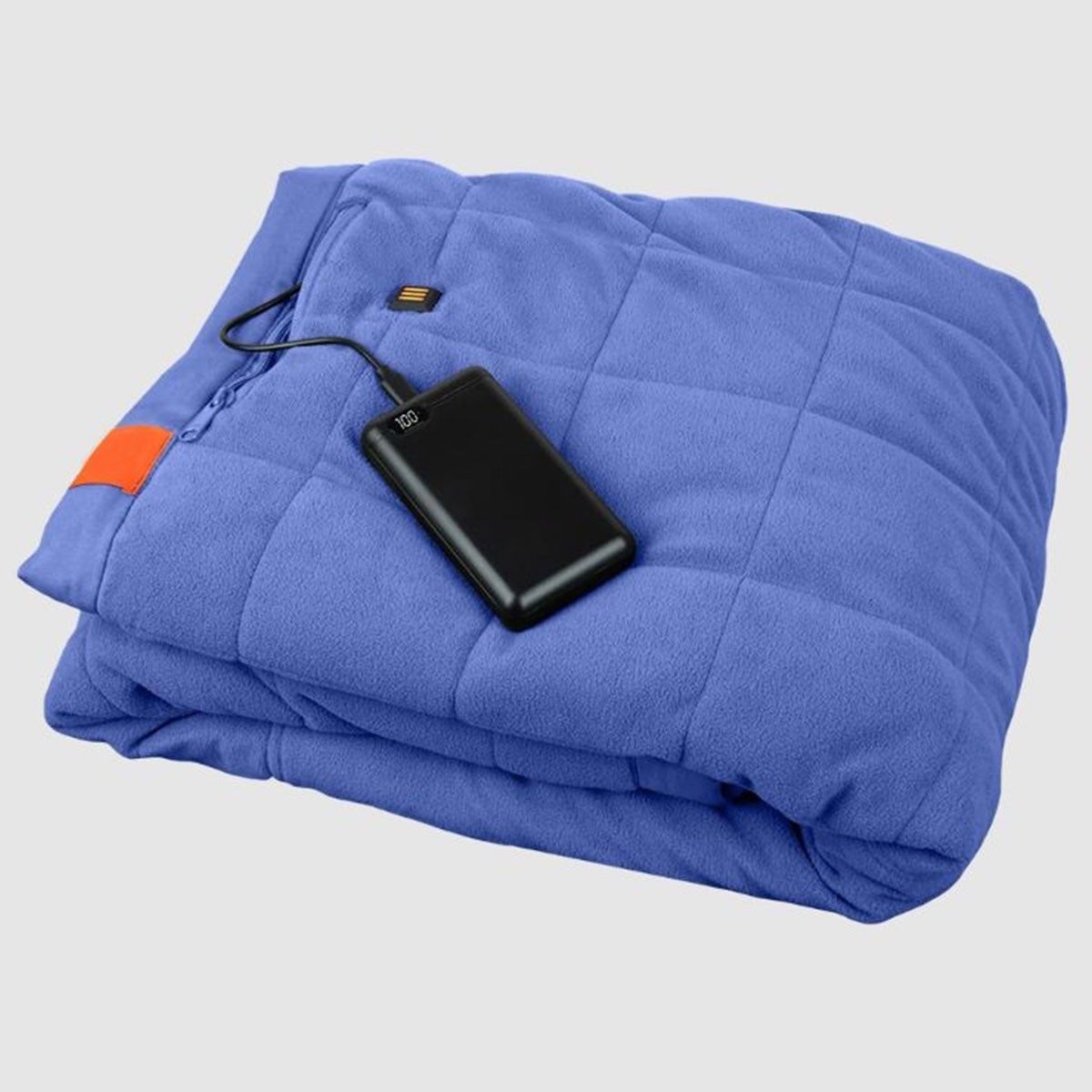 Fleece Cordless Heated Blanket Power Bank Included - Image 4