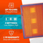 Fleece Cordless Heated Blanket Power Bank Included - Image 6