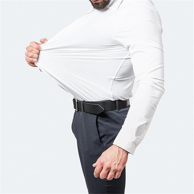 Men’s  Flex Stretch Business Formal Shirt